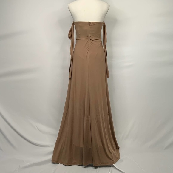 Blithe | Tan Bodycon Bodysuit Dress, Size M - Picture 3 of 5